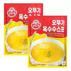 오뚜기 옥수수스프 1kg 2개 대용량 업소용