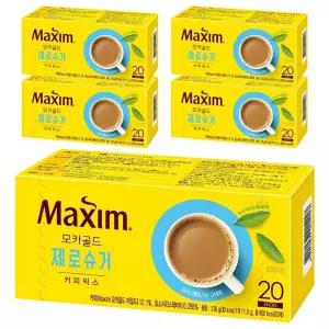 동서 맥심 모카골드 제로슈거 커피믹스 100T (20입x5개)