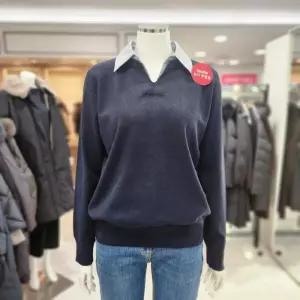 [요하넥스]우븐카라 배색니트티셔츠  Z5A3N102-1 049_BP