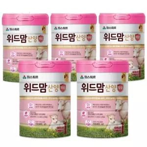 파스퇴르 위드맘 산양 제왕 분유 1단계 750g 5개