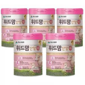 파스퇴르 위드맘 산양 제왕 분유 3단계 750g 5개