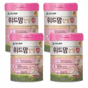 파스퇴르 위드맘 산양 제왕 분유 3단계 750g 4개