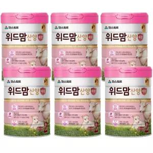 파스퇴르 위드맘 산양 제왕 분유 2단계 750g 6개