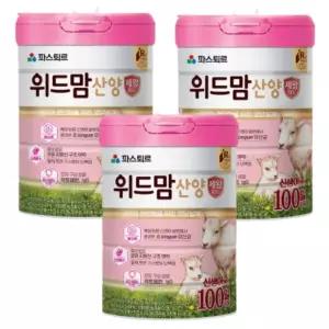 파스퇴르 위드맘 산양 제왕 분유 100일 750g 3개