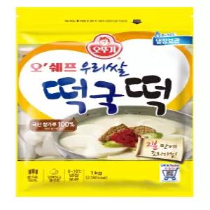 오뚜기 오쉐프 우리쌀 떡국떡 1kg