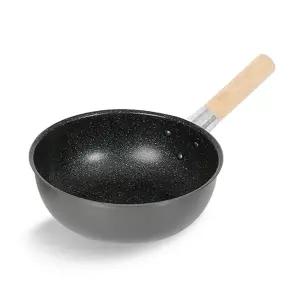진성 국산 마블코팅 자루 중국팬 30cm / 업소 궁중팬 웍팬 가정