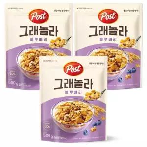 포스트 블루베리 그래놀라 500gx3개