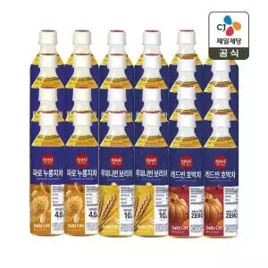 햇반 파로 누룽지차 500ml x8개+루피니빈 보리차 500ml x8개+레드빈 호박차 500ml x8개