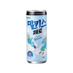 [롯데백화점]롯데칠성음료 밀키스 제로 250ml 30개