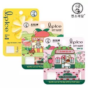 멘소래담 립아이스 립밤 KKKIM 스트로베리+레몬+자몽