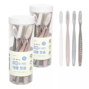 KR리빙 헤드가 2배 더 커진 커브형 칫솔모 대왕 칫솔 12개입 2개