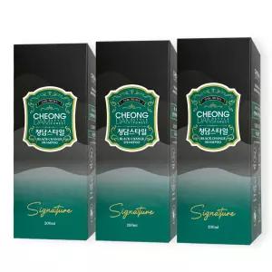청담스타일 포레스트 블랙체인지 염색샴푸 시그니처 흑갈색 200ml x 3