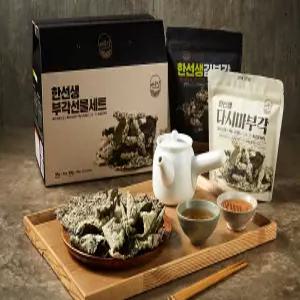 한선생 김부각 다시마 혼합 선물세트 (김부각 (30g 4개 * 다시마 25g4개)