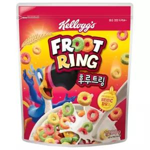 농심켈로그 후르트링1200g 곡물 대용량 농심 과일 씨리얼 시리얼