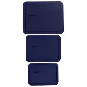 파이렉스 7212PC 11컵 7211PC 6컵 7210PC 3컵 블루 식품 보관 교체 뚜껑 - 미국산