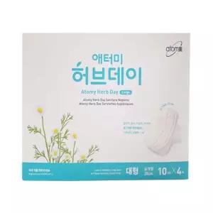 애터미 허브데이 생리대 대형 10개입 4팩 (총40개)