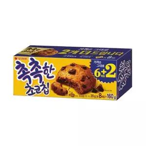 비스켓 오리온 촉촉한 초코칩 160g 5개 50864857)