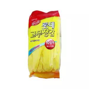 8801235224900롯데 고무장갑(미니/대)-노랑