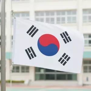 태극기 3호 게양용 태극기 행사용 태국기 응원용 발 대한민국국기 긷 삼일절 가정용