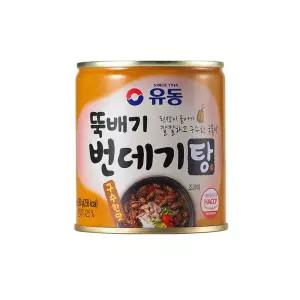 유동 뚝배기 번데기탕 구수한맛 280g x 10캔 술안주 고단백