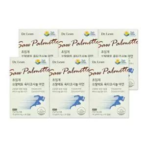 닥터린 초임계 쏘팔메토 옥타코사놀 아연 600mg 30캡슐 6개/mjc