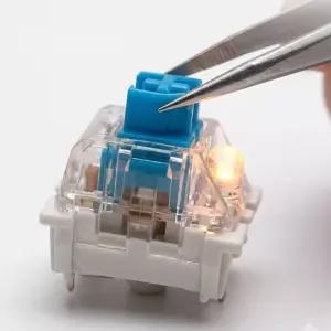 LED 키캡 키링 기계식 키보드 만들기 부자재 굿즈 커스텀 청축 스위치 축 오테뮤 DIY