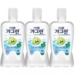 [제이큐]어린이가그린 아동 가글 사과맛 380ml x 3개