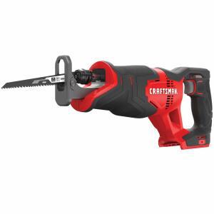 CRAFTSMAN V20 리시프터킹 톱, 무선, 3,000 RPM, 가변 속도 트리거, 빠르고 간편한 날 교체, 공구 없이 사용 가능 (CMCS300B)