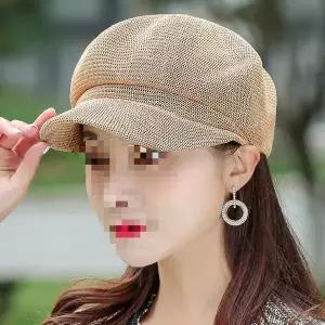 여성 여름 베레모 망사 모자