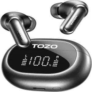 TOZO NC20 액티브 노이즈 캔슬링 무선 이어버드 LDAC 하이레졸루션 블루투스 6개 마이크 AI 콜 80시간 재생
