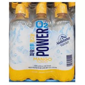 농심 파워오투 망고향, 500ml, 6개 [최신 생산제품 발송]