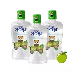 아영 어린이 가그린 380ml x 3개세트 (사과 맛있는