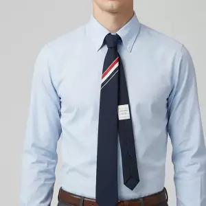톰브라운 26FW RWB 스트라이프 실크 코튼 넥타이 MNL001A 00991 415 557179