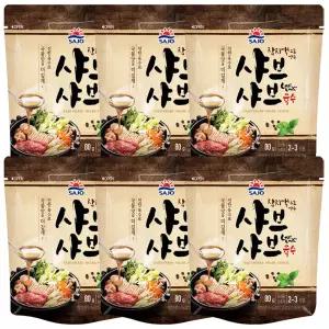 사조 참치액으로 만든 샤브샤브육수 80g x 6개