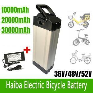 36/48V/52V 고품질 10Ah/20Ah/30Ah 하이바 전기자전거 배터리 500W 고출력 18650 리튬이온 팩