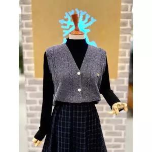 [레코브](의정부점)케이블 브이넥 니트베스트 (LC31FXKV604A)