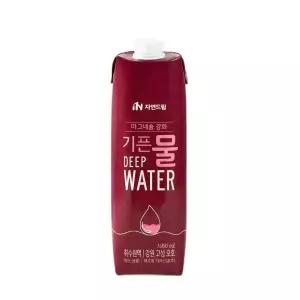 자연드림 마그네슘 강화 기픈물 종이팩 1000ml 12개입