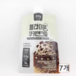 플라이밀 단백질 쉐이크 파우치 쿠키앤크림 45g 7개