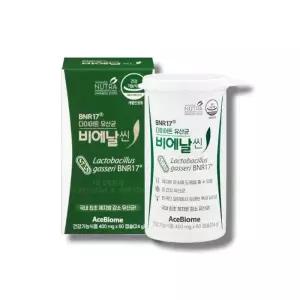 BNR17 비에날씬 유산균 400mg x 60캡슐 체지방감소 장건강