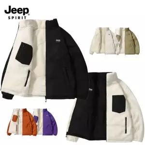 지프 JEEP SPIRIT 리버시블 양면 후리스패딩 점퍼 플리스 집업 뽀글이패딩 양털 아웃도어 JPHJ04A1020