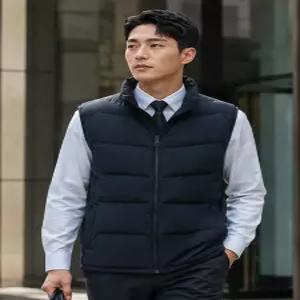 [파라고나]남자 경량 웰론 집업 방한 패딩조끼 D24V401