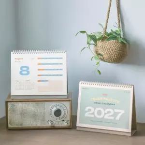 2027년 탁상 달력 습관 챌린지 루틴 트래커 27년 탁상용 책상 달력