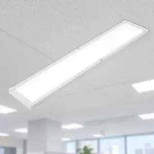 장수램프 1285X320 50W LED 슬림 엣지 직하직부 무타공 평판조명 사무실 천장등 플리커프리