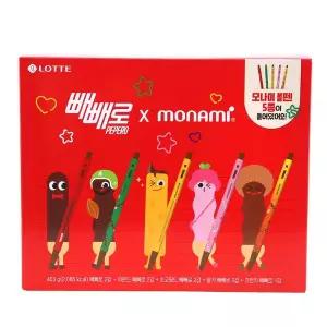 신상 롯데 빼빼로 모나미 굿즈 9갑 기획 403g