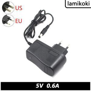 AC 어댑터 AC100-240V 50/60Hz 5V 0.6A 전원 5.5 대형 헤드