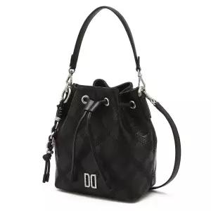 닥스 DCBA6F320BK 강남 단독QUILTED BLOOM 블랙 DD로고 소가죽 복조리 드로우스트링 버킷백 AAN356 GBK161