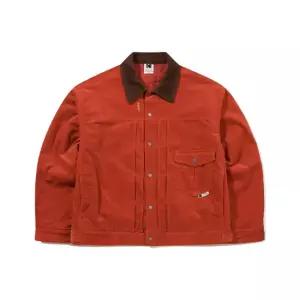 코닥 RGB 코듀로이 트러커 패딩 자켓 K6423LPJ91RED