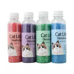 고양이 모래 탈취 비즈 과립 배설물 탈취제 데오도란트 야옹이 화장실 반려묘 용품 양양이 배변 상자 위생
