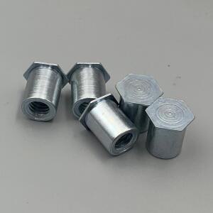 BSO 아연 탄소강 PEM 블라인드 홀 셀프 클린칭 스탠드오프 리벳 스터드 너트, M2 M2.5 M3 M4  9mm 10mm 길