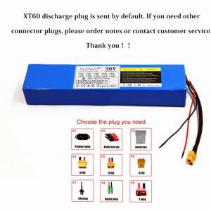 36V 15Ah 18650 리튬 배터리 팩(원본) 250W-750W 모터 사용 및 스쿠터용, 20A BMS 장착